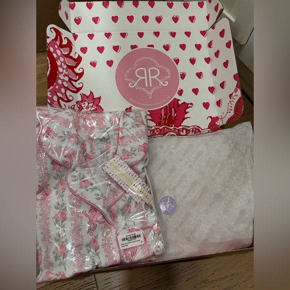 LoveShackFancy X Roller Rabbit Heirloom Monkey Polo Pajamas NWT Medium - Picture 7 of 11